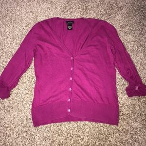 magenta sweater